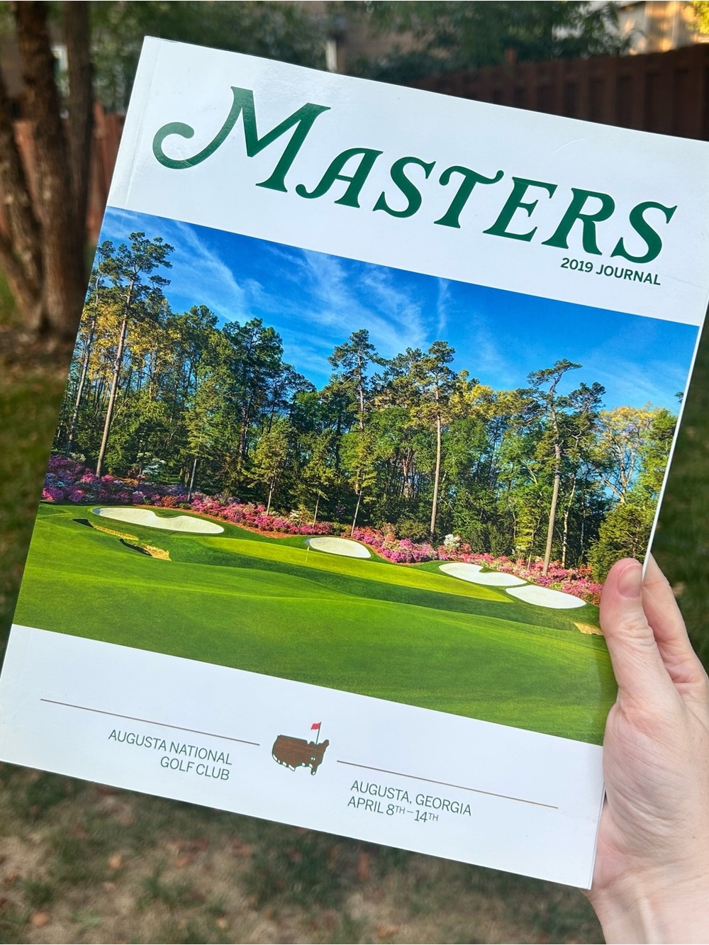 Masters 2019 Journal - Augusta National Golf Club (White/Green)